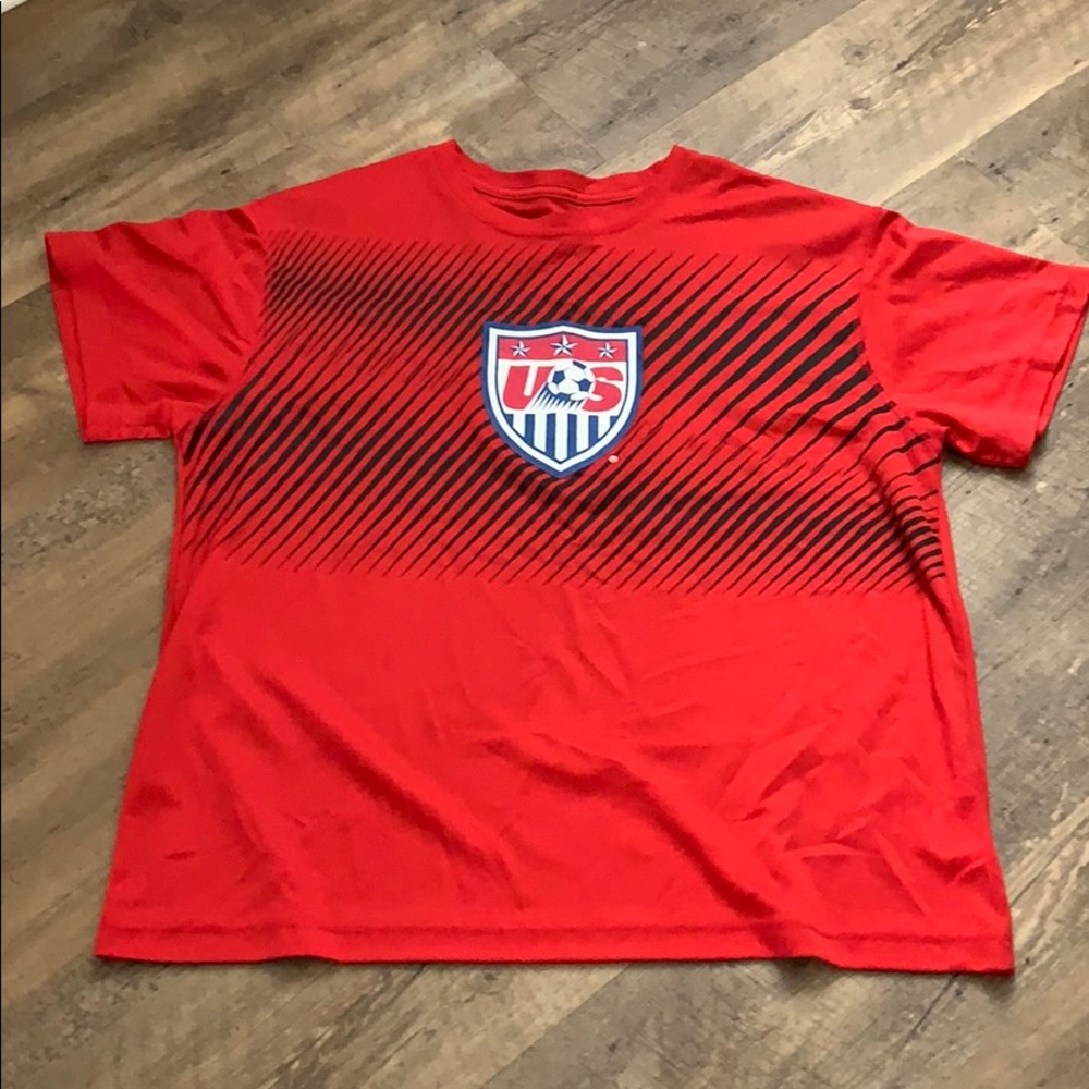 us soccer man t shirt